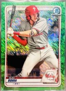 Alec Bohm [Green Shimmer Refractor] #BCP-29