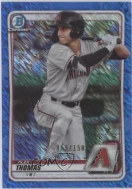Alek Thomas [Blue Shimmer Refractor] #BCP-98