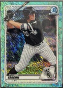 Andrew Vaughn [Aqua Shimmer Refractor] #BCP-26