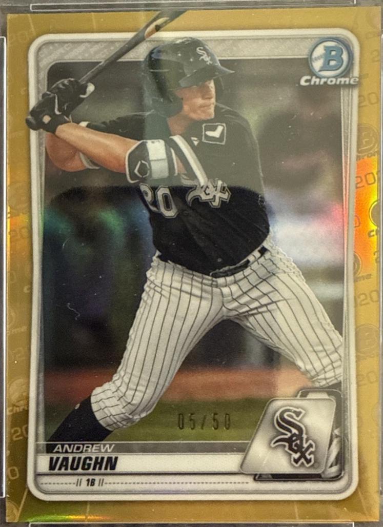 Andrew Vaughn [Gold Refractor] #BCP-26