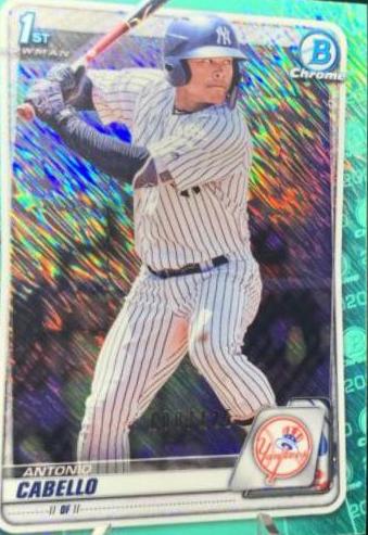 Antonio Cabello [Aqua Shimmer Refractor] #BCP-85