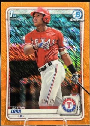Bayron Lora [Orange Shimmer Refractor] #BCP-52