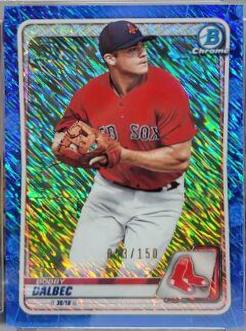 Bobby Dalbec [Blue Shimmer Refractor] #BCP-86