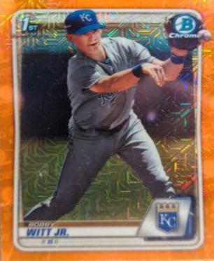 Bobby Witt Jr. [Orange Refractor Mega Box Mojo] #BCP-25