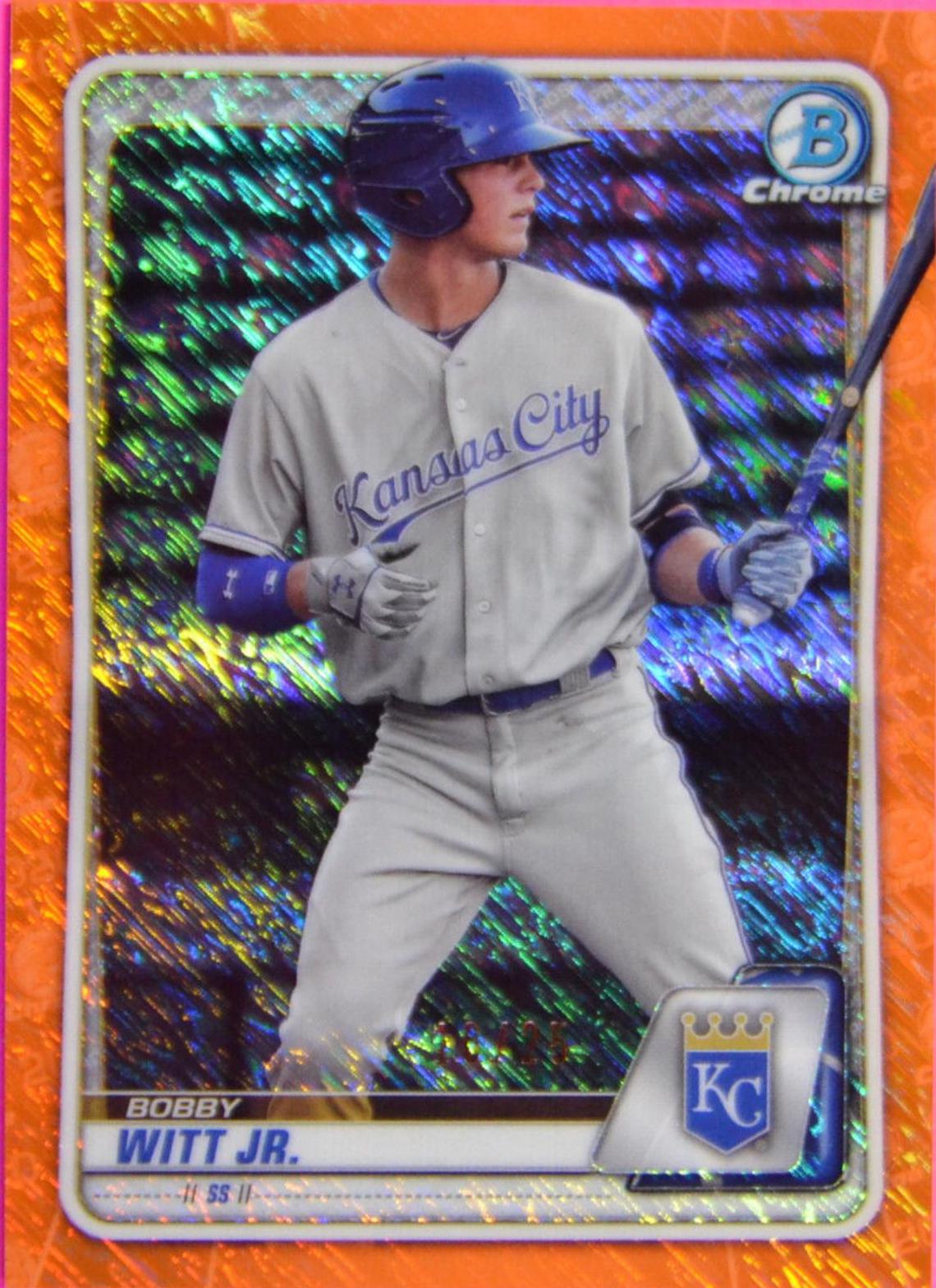 Bobby Witt Jr. [Orange Shimmer Refractor] #BCP-25