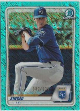 Brady Singer [Aqua Shimmer Refractor] #BCP-42