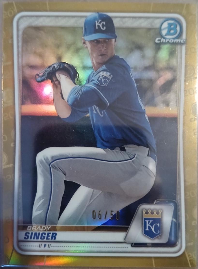 Brady Singer [Gold Refractor] #BCP-42