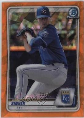 Brady Singer [Orange Shimmer Refractor] #BCP-42