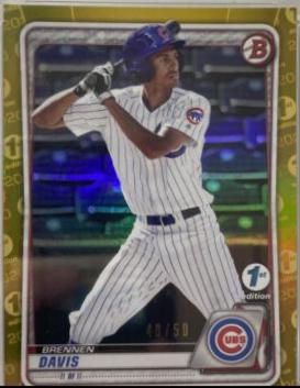 Brennen Davis [Gold Shimmer Refractor] #BCP-141