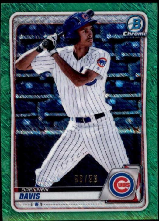 Brennen Davis [Green Shimmer Refractor] #BCP-141