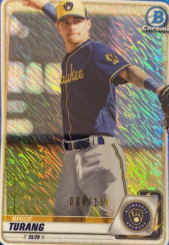 Brice Turang [Blue Shimmer Refractor] #BCP-35