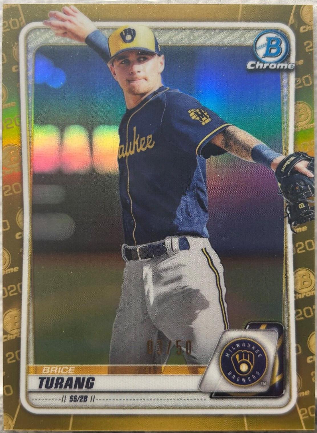 Brice Turang [Gold Refractor] #BCP-35