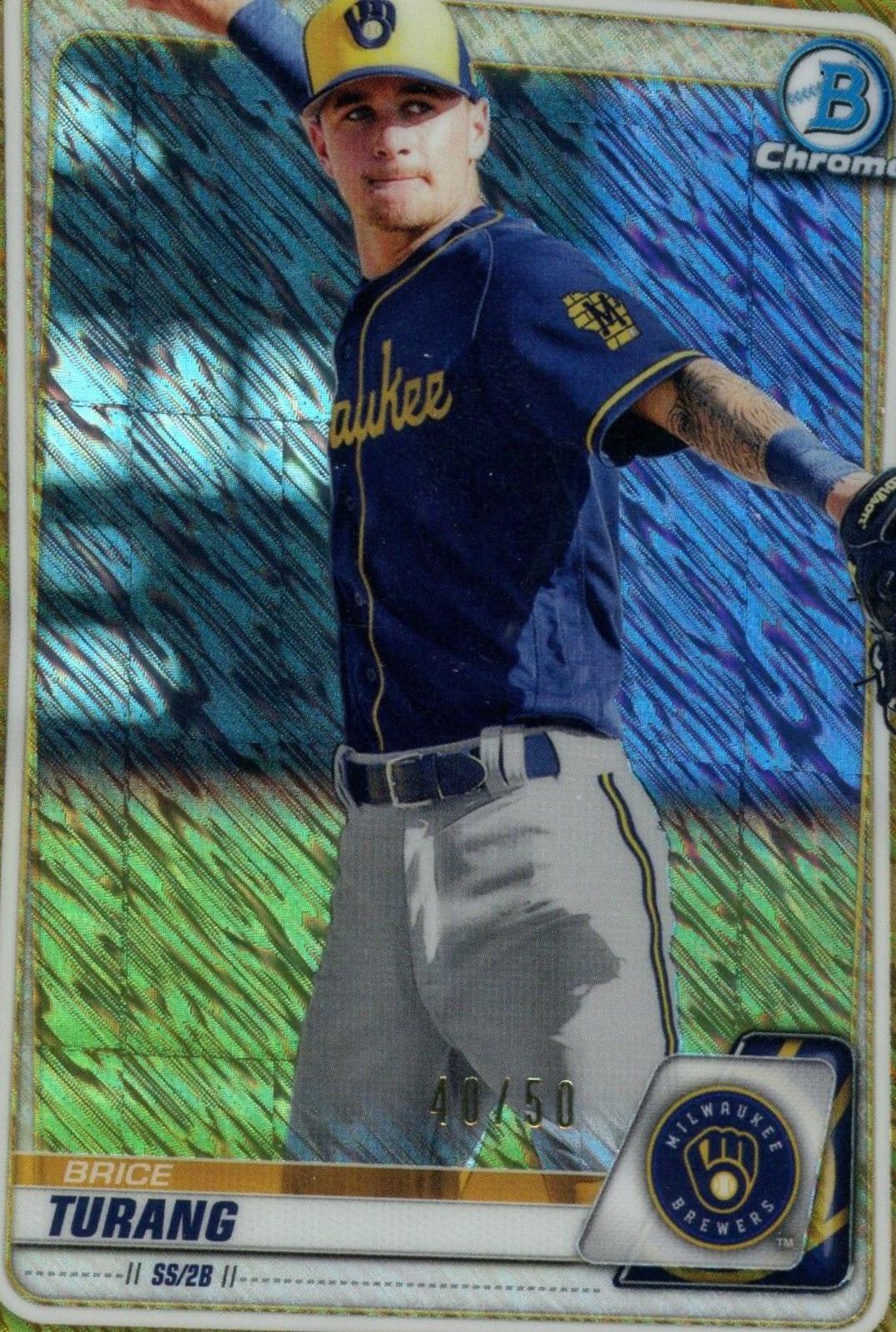 Brice Turang [Gold Shimmer Refractor] #BCP-35