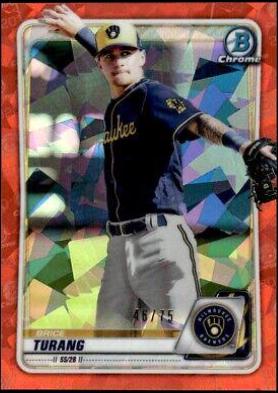 Brice Turang [Orange Shimmer Refractor] #BCP-35