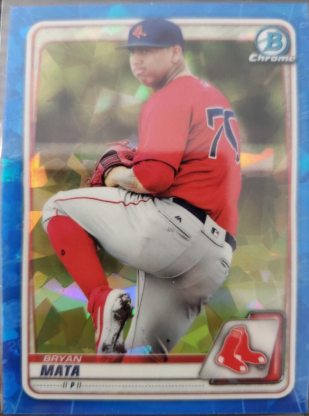Bryan Mata [Blue Shimmer Refractor] #BCP-128