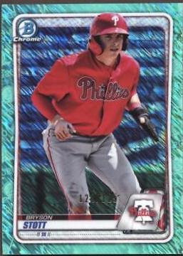 Bryson Stott [Aqua Shimmer Refractor] #BCP-68