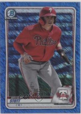 Bryson Stott [Blue Shimmer Refractor] #BCP-68
