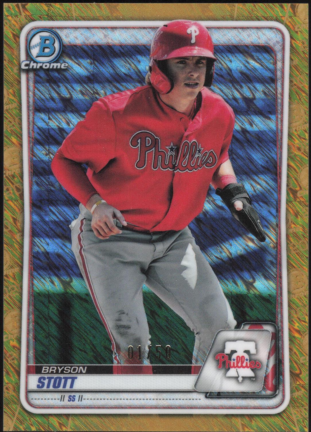 Bryson Stott [Gold Shimmer Refractor] #BCP-68