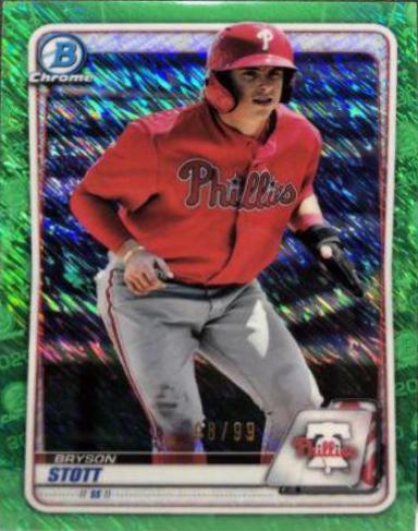 Bryson Stott [Green Shimmer Refractor] #BCP-68