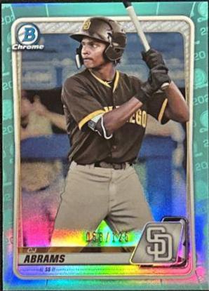 CJ Abrams [Aqua Refractor] #BCP-62