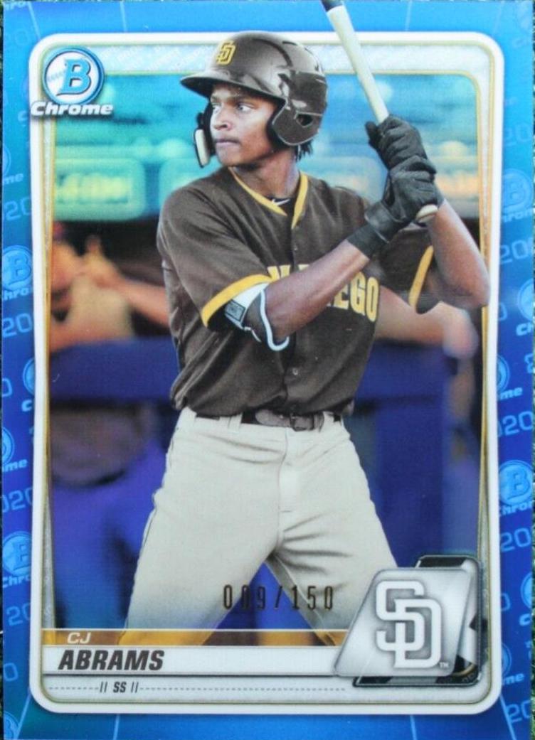 CJ Abrams [Blue Refractor] #BCP-62