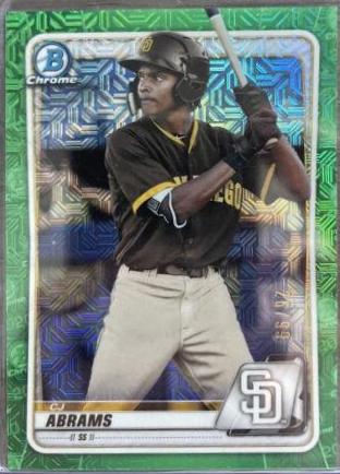 CJ Abrams [Green Refractor] #BCP-62