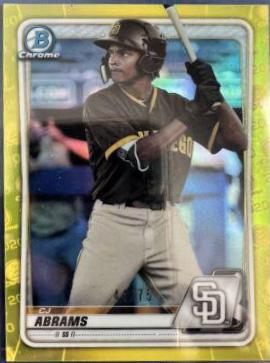 CJ Abrams [Yellow Refractor] #BCP-62