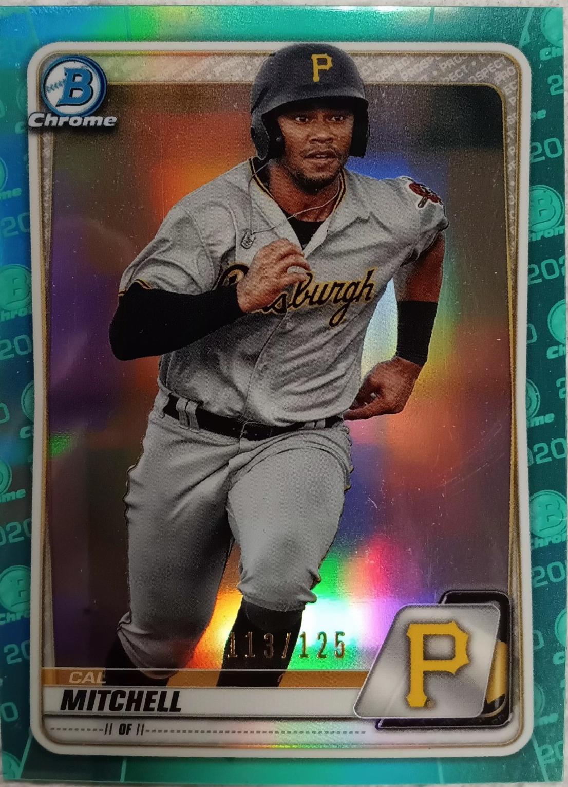 Cal Mitchell [Aqua Refractor] #BCP-43