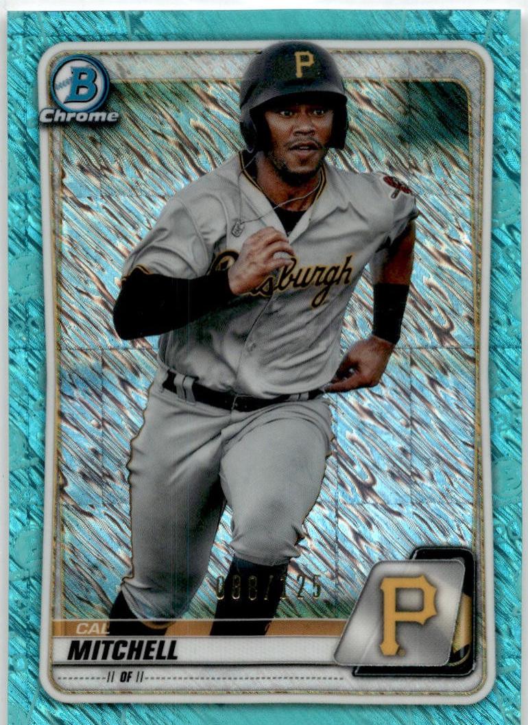 Cal Mitchell [Aqua Shimmer Refractor] #BCP-43