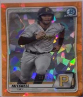 Cal Mitchell [Orange Shimmer Refractor] #BCP-43
