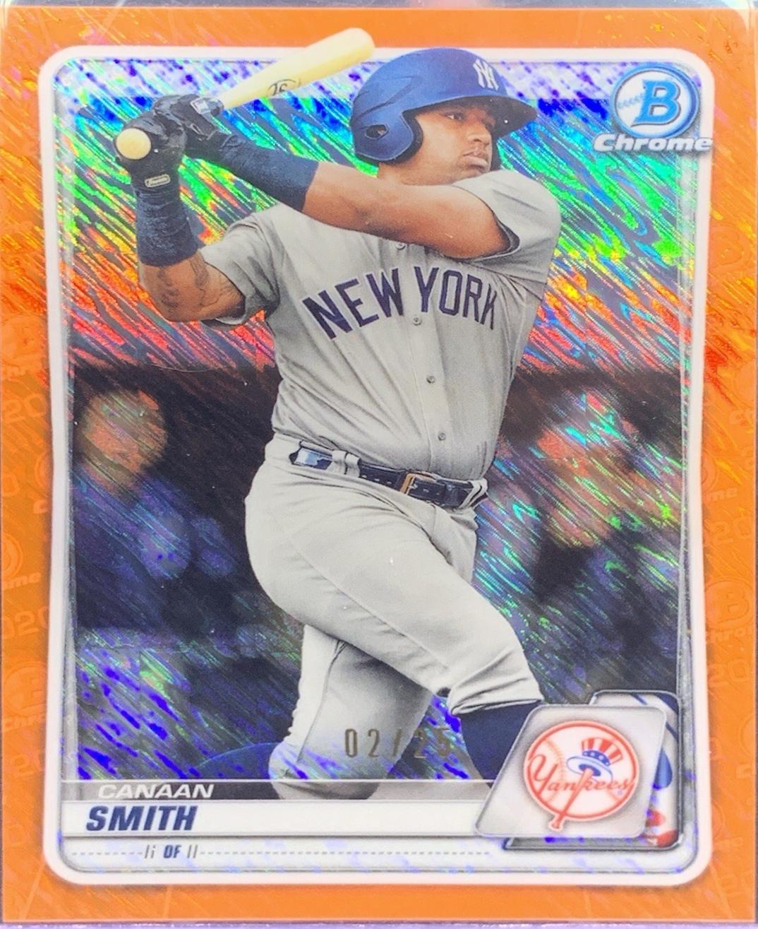 Canaan Smith [Orange Shimmer Refractor] #BCP-69