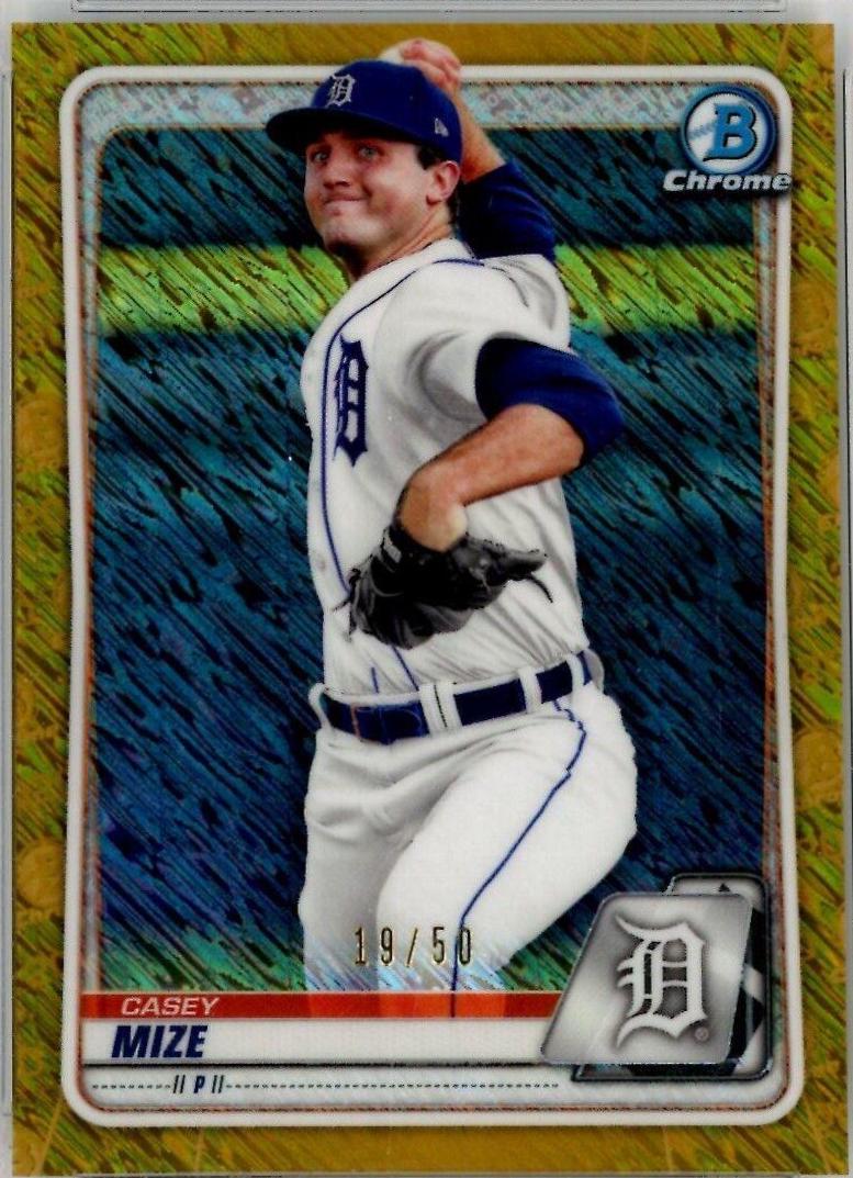 Casey Mize [Gold Shimmer Refractor] #BCP-142