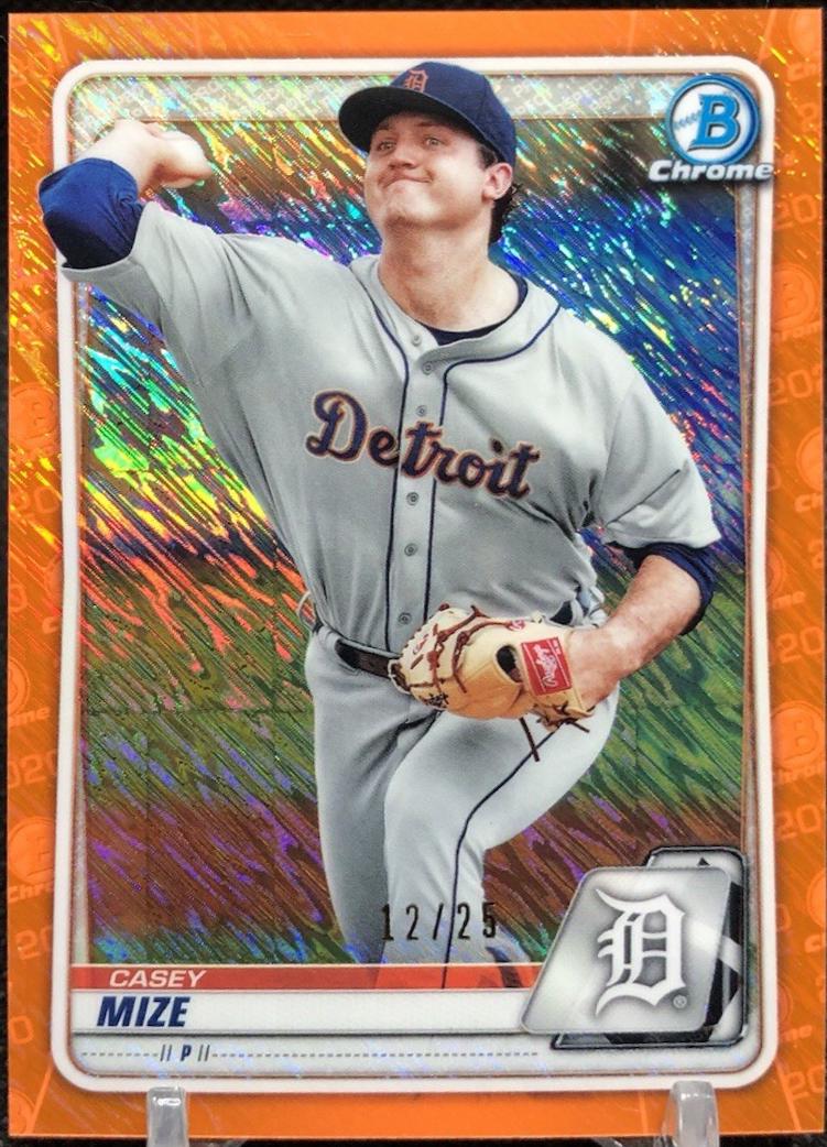 Casey Mize [Orange Shimmer Refractor] #BCP-142