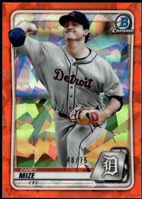 Casey Mize [Yellow Refractor] #BCP-142