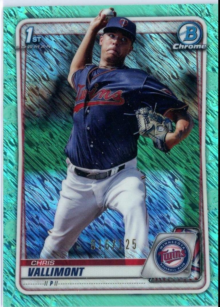 Chris Vallimont [Aqua Shimmer Refractor] #BCP-78