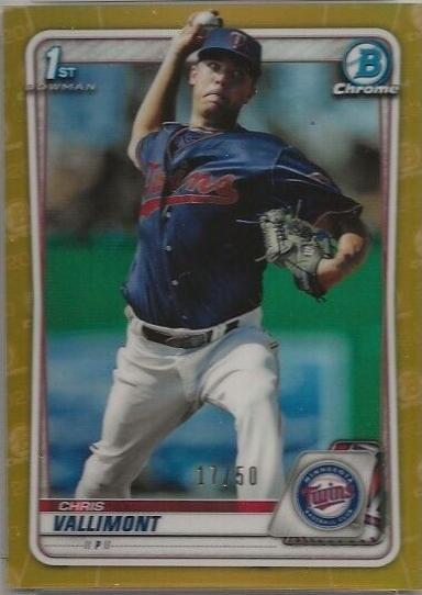 Chris Vallimont [Gold Shimmer Refractor] #BCP-78