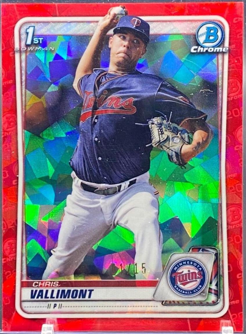 Chris Vallimont [Red Shimmer Refractor] #BCP-78