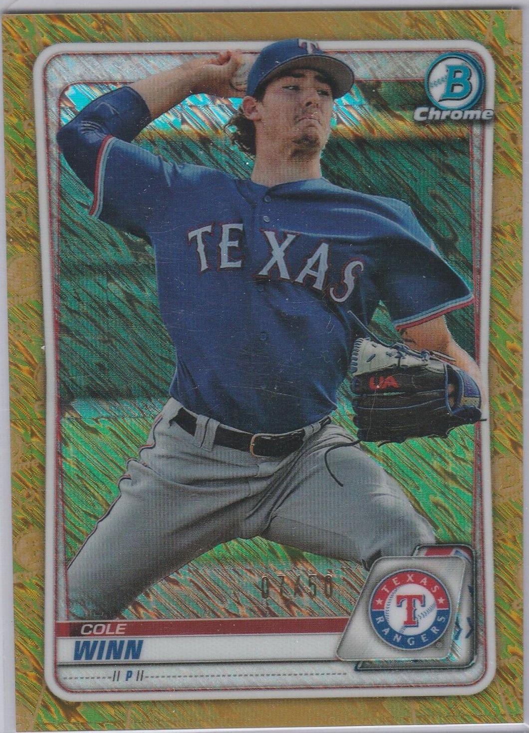 Cole Winn [Gold Shimmer Refractor] #BCP-107