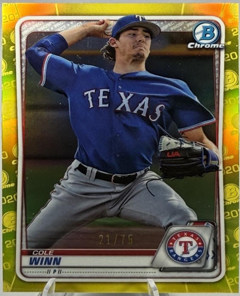 Cole Winn [Yellow Refractor] #BCP-107