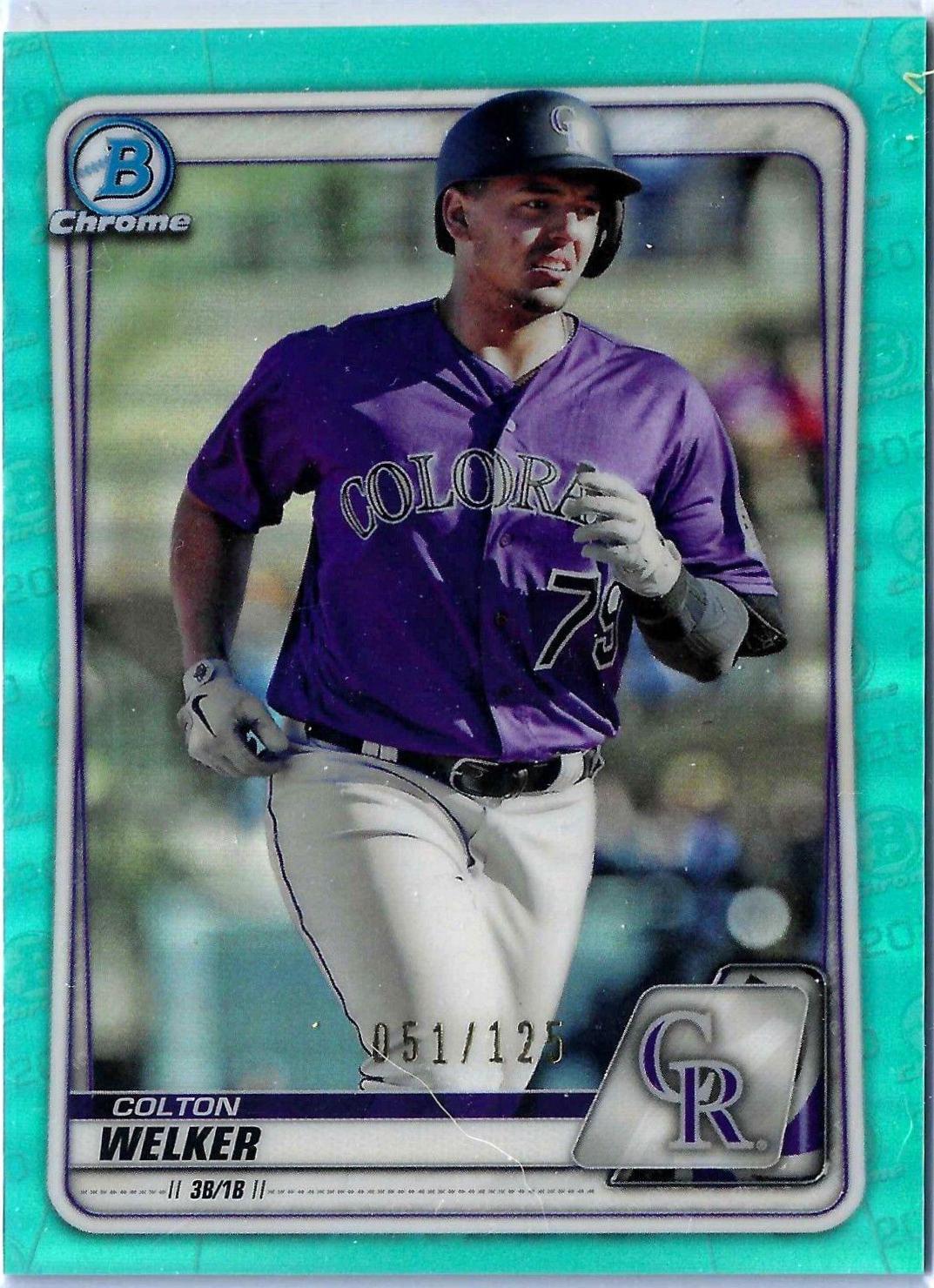 Colton Welker [Aqua Refractor] #BCP-87