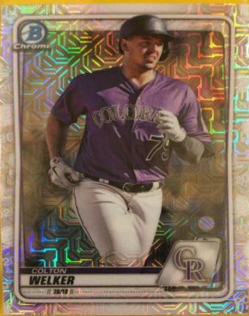 Colton Welker [Refractor] #BCP-87