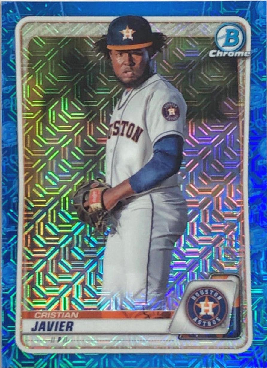 Cristian Javier [Blue Shimmer Refractor] #BCP-56