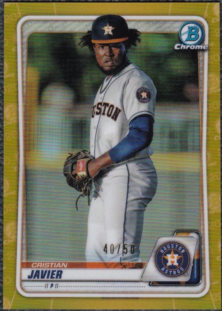 Cristian Javier [Gold Refractor] #BCP-56