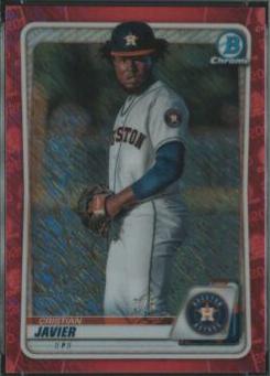 Cristian Javier [Red Shimmer Refractor] #BCP-56