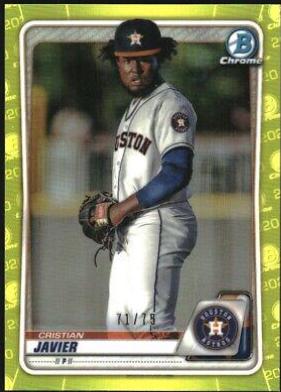 Cristian Javier [Yellow Refractor] #BCP-56