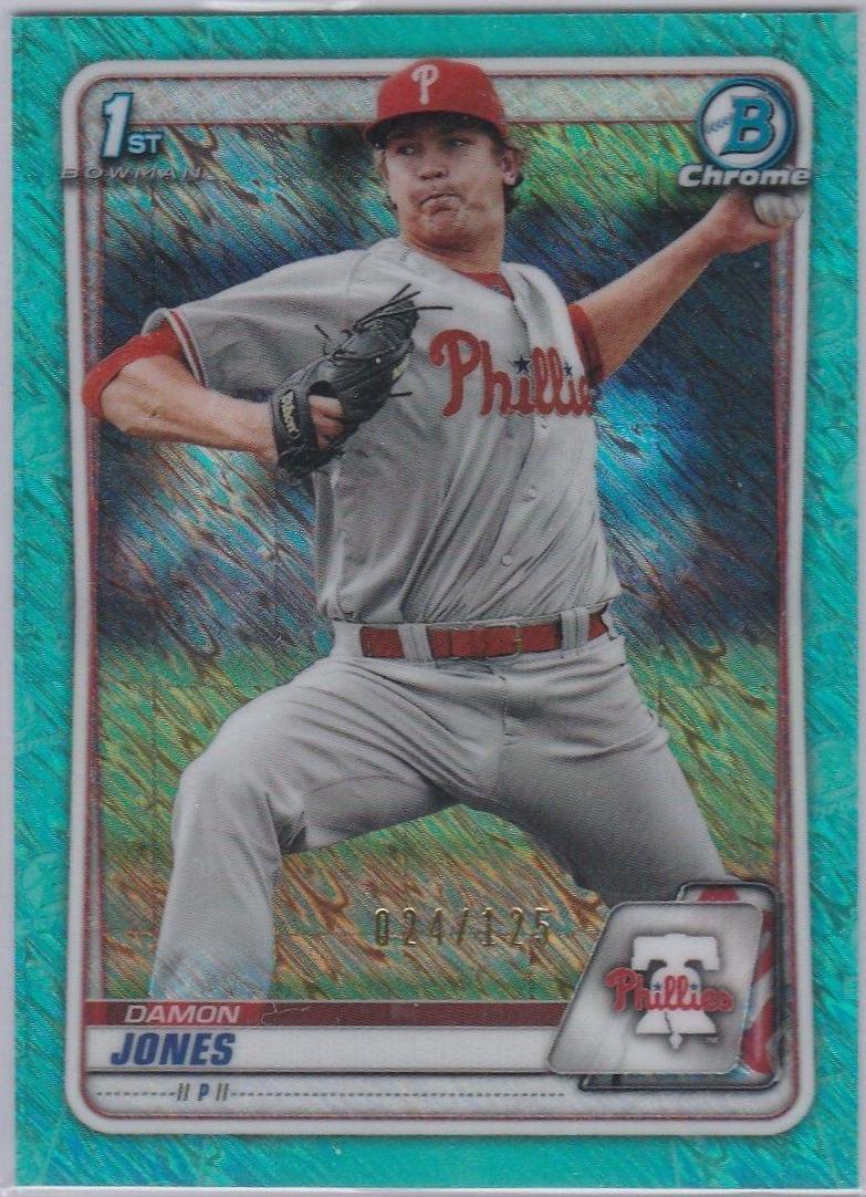 Damon Jones [Green Shimmer Refractor] #BCP-65