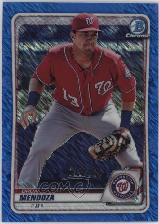 Drew Mendoza [Blue Shimmer Refractor] #BCP-71