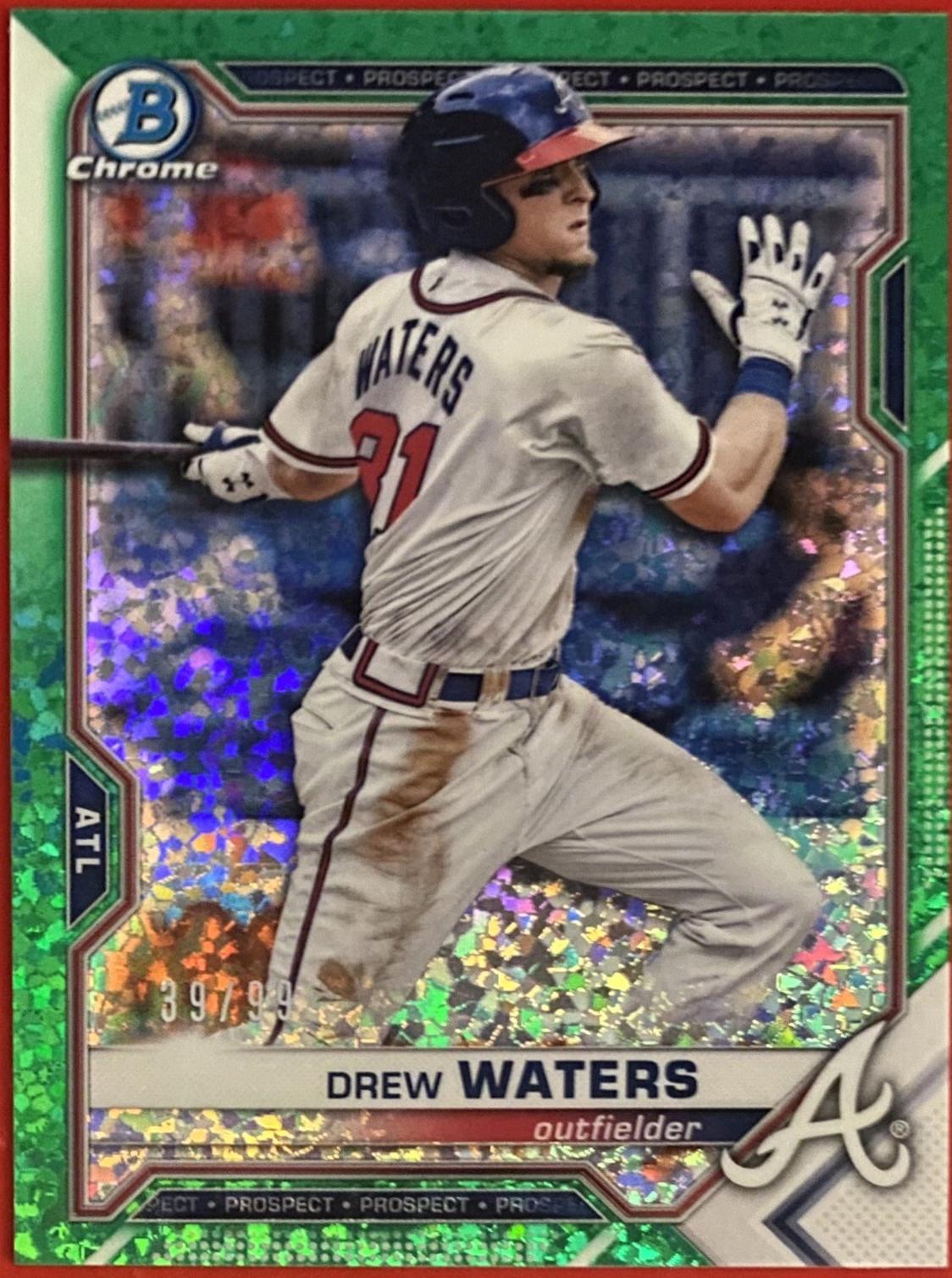 Drew Waters [Green Shimmer Refractor] #BCP-2