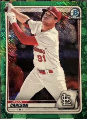 Dylan Carlson [Green Shimmer Refractor] #BCP-106