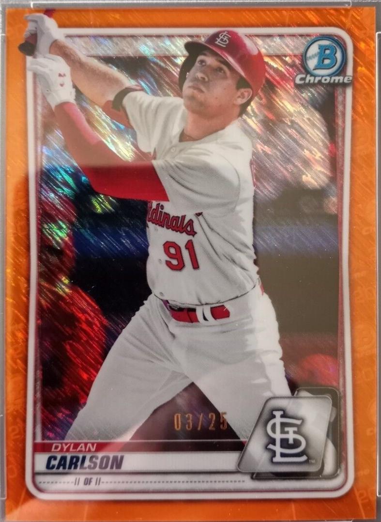 Dylan Carlson [Orange Shimmer Refractor] #BCP-106